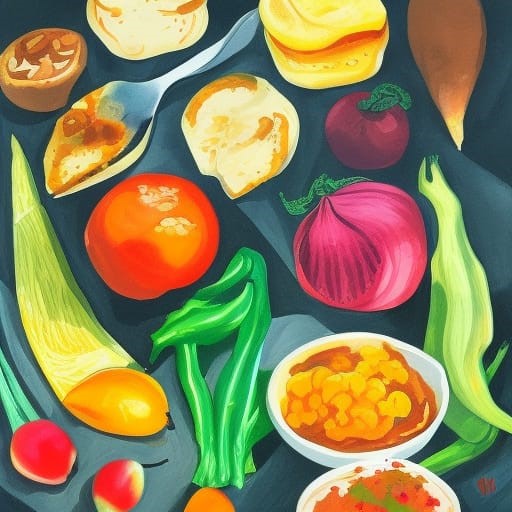 Ein Bild, das Gemüse, Essen, Mahlzeit, Bild enthält. Automatisch generierte Beschreibung